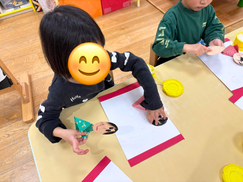 保育園の制作　折り紙　大阪　保育園　くじら保育園　202603-3