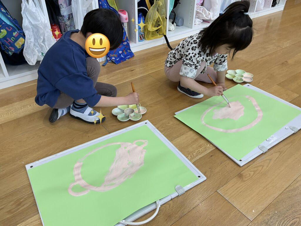 自画像制作　大阪　保育園　くじら保育園　202604-3