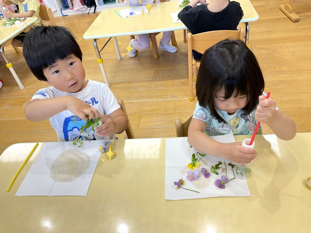 保育園でハーバリウム作り 大阪 くじら保育園 202605-4