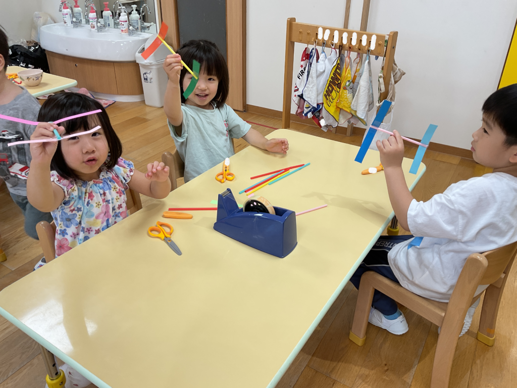 保育園夏祭りの景品づくり 異年齢保育 大阪 くじら保育園 202605-5