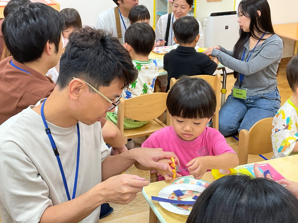 保育参観で親子製作 大阪　保育園　くじら保育園　202606-2
