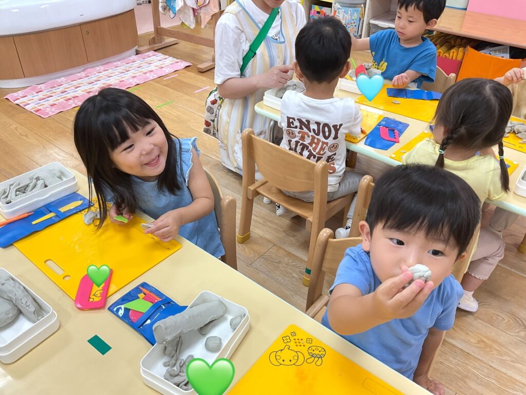 保育園の粘土遊び 大阪 くじら保育園 202606-2
