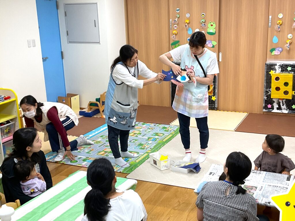 保育参観と七夕制作　大阪　くじら保育園　202606-1