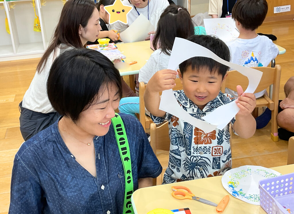保育参観で親子製作 大阪　保育園　くじら保育園　202606-3