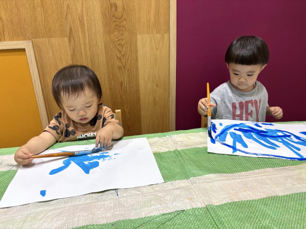 保育園で手作り提灯　大阪　くじら保育園　202607-2