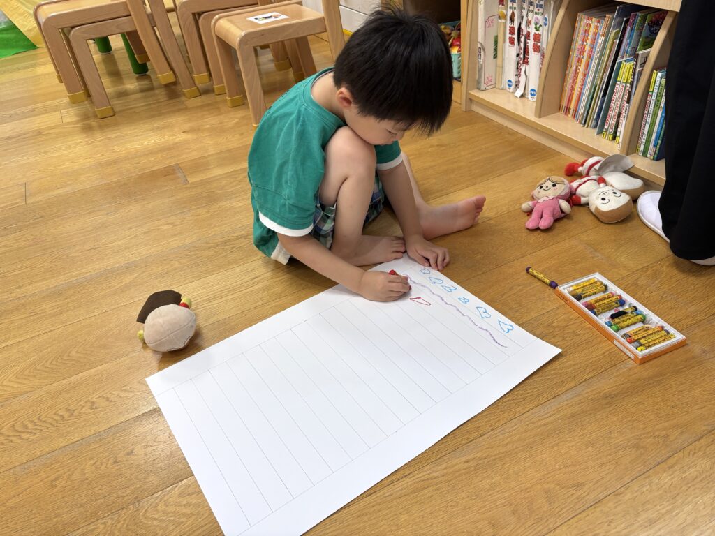 保育園夏祭りに向けたちょうちん製作　大阪　くじら保育園 202607-1
