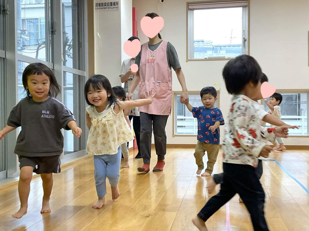 保育園で人気のゲーム ストップゲーム 大阪 くじら保育園 202607-3