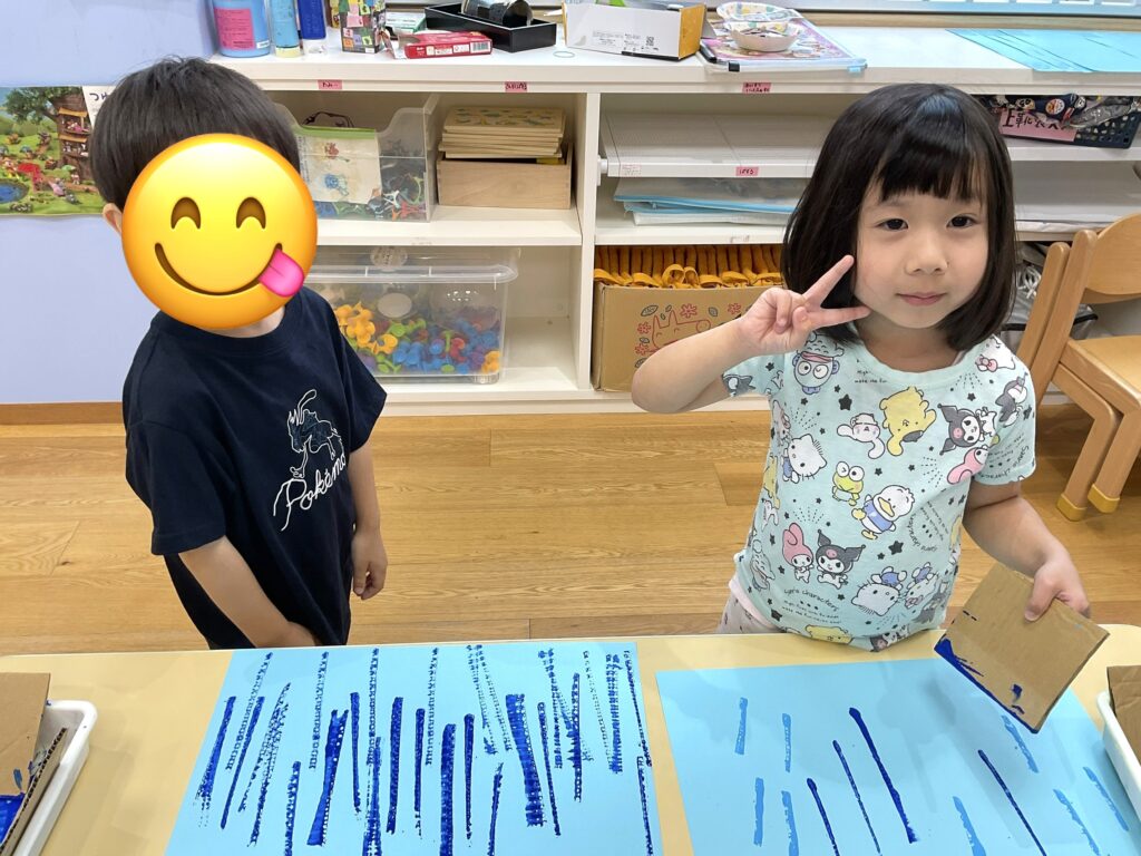 ダンボールを使った製作活動 大阪 保育園 くじら保育園 202607-3