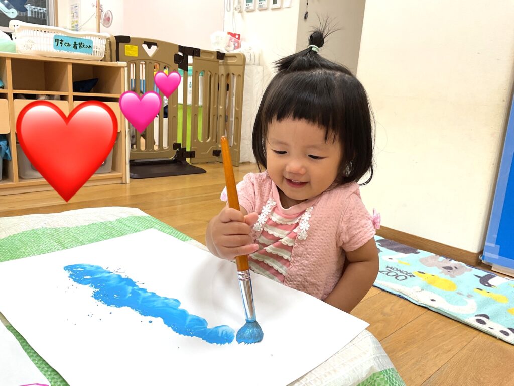 保育園で手作り提灯　大阪　くじら保育園　202607-1