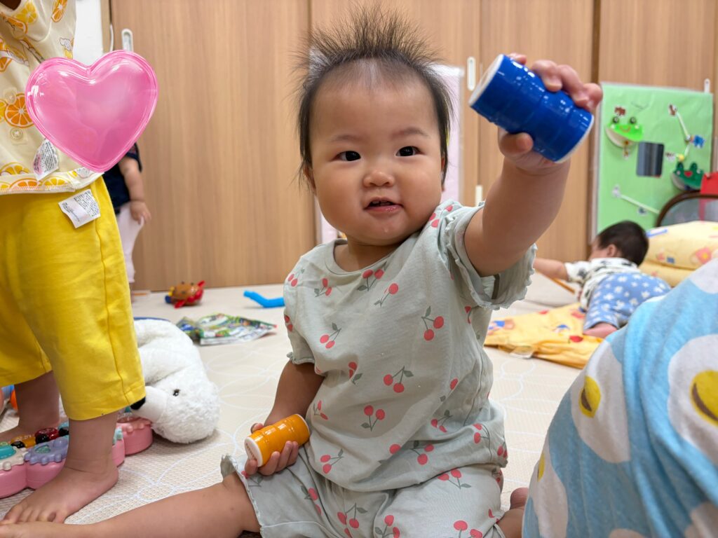 0歳児さんの保育園での日常 大阪 くじら保育園 202608-2