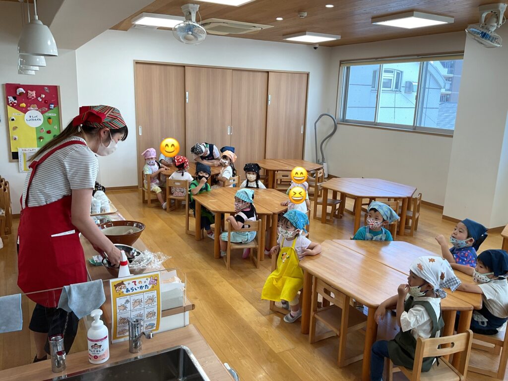 保育園で手作りふりかけ　食育　大阪　くじら保育園　202608-1