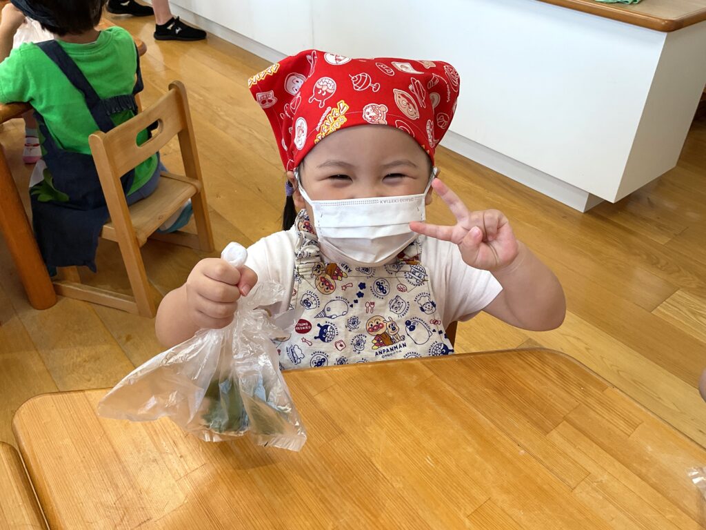保育園で手作りふりかけ　食育　大阪　くじら保育園　202608-5