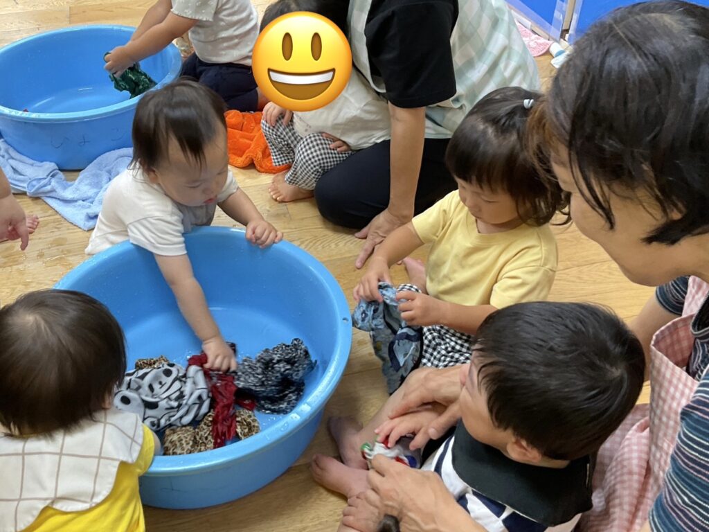 保育園でせんたくあそび 大阪 くじら保育園 202609-2