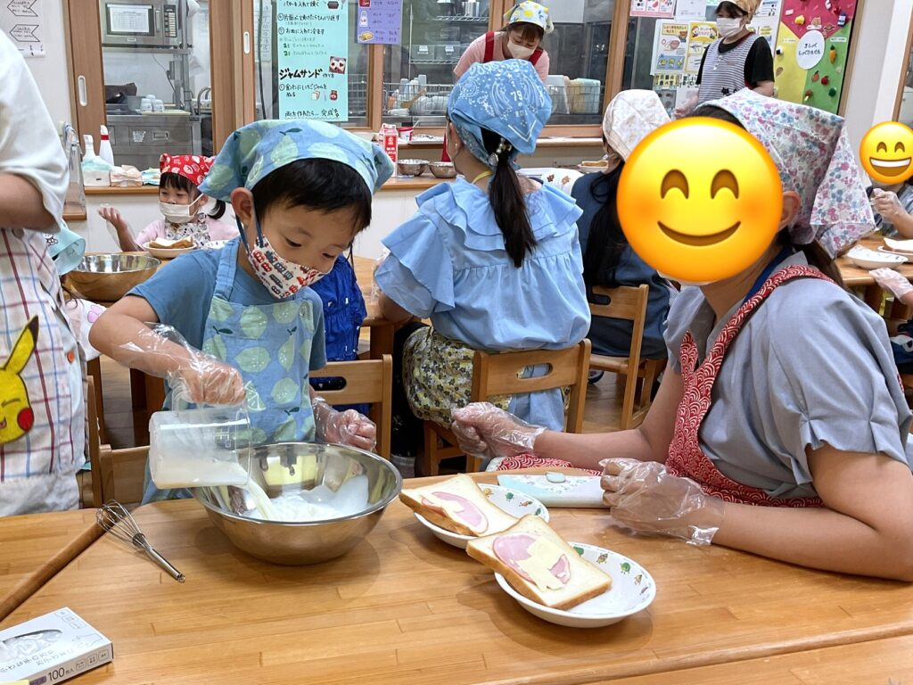 親子クッキング 大阪 保育園 くじら保育園 202609-1