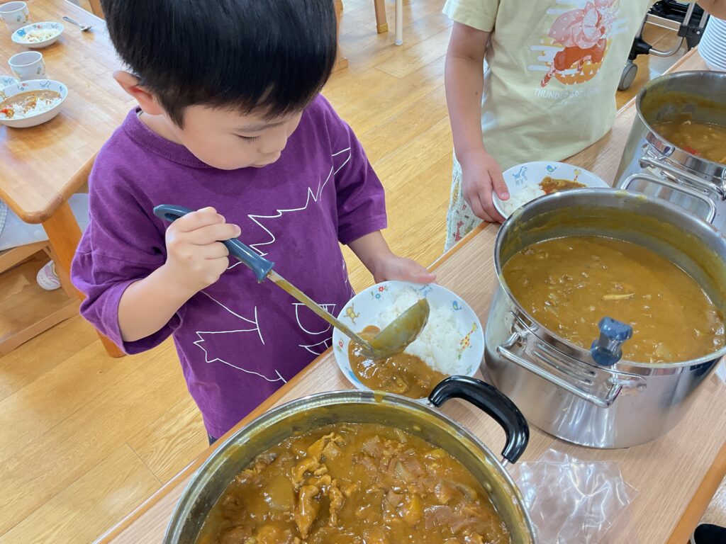 保育園 縦割りクッキング 食育 大阪 くじら保育園 202609-4