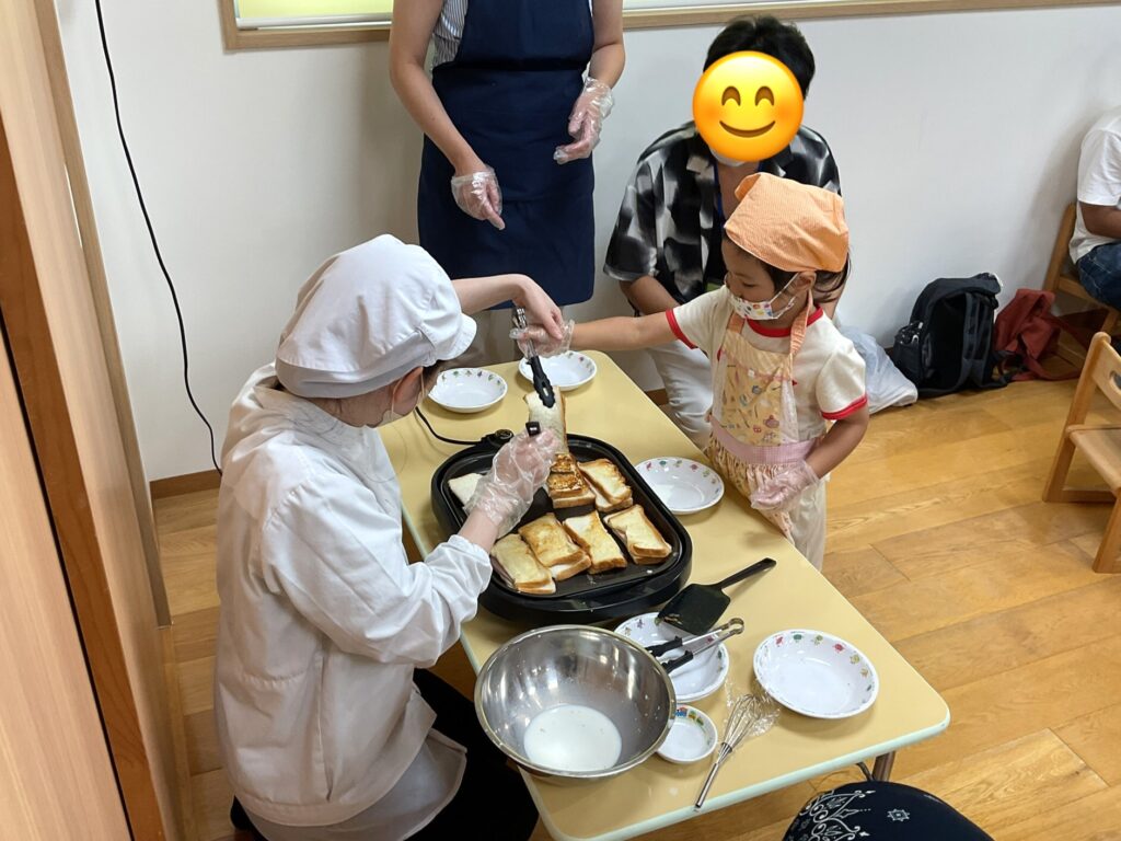 親子クッキング 大阪 保育園 くじら保育園 202609-4