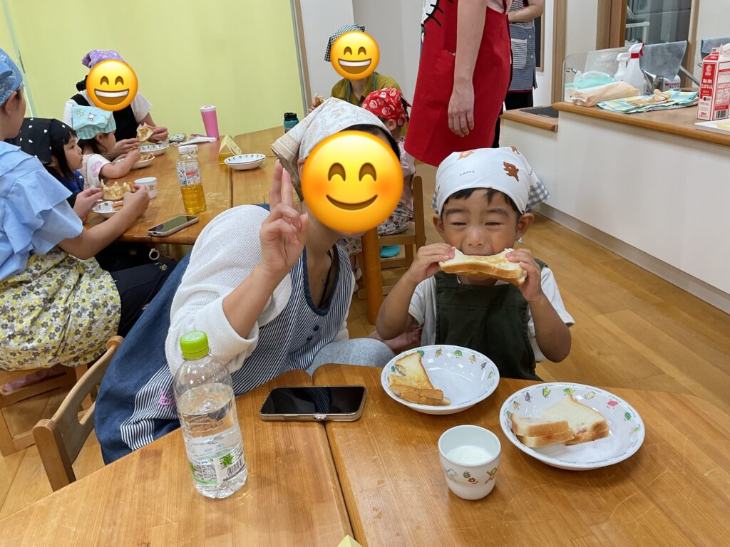 親子クッキング 大阪 保育園 くじら保育園 202609-5