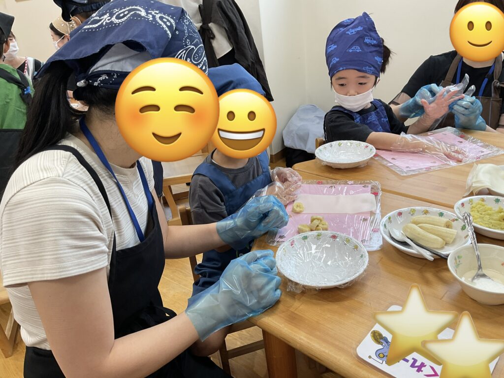 保育園で親子クッキング 大阪 くじら保育園 202609-2
