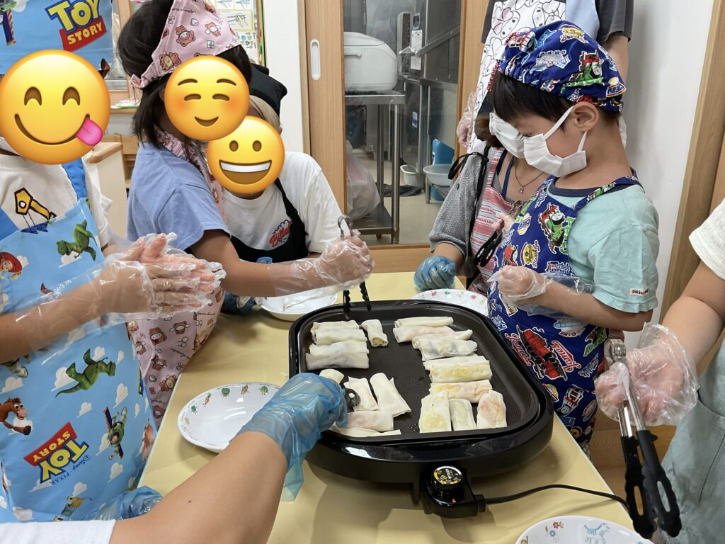 保育園で親子クッキング 大阪 くじら保育園 202609-3