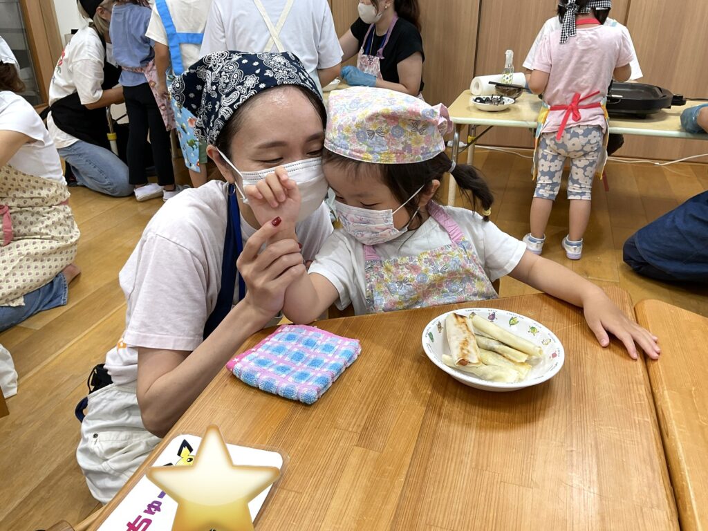 保育園で親子クッキング 大阪 くじら保育園 202609-4