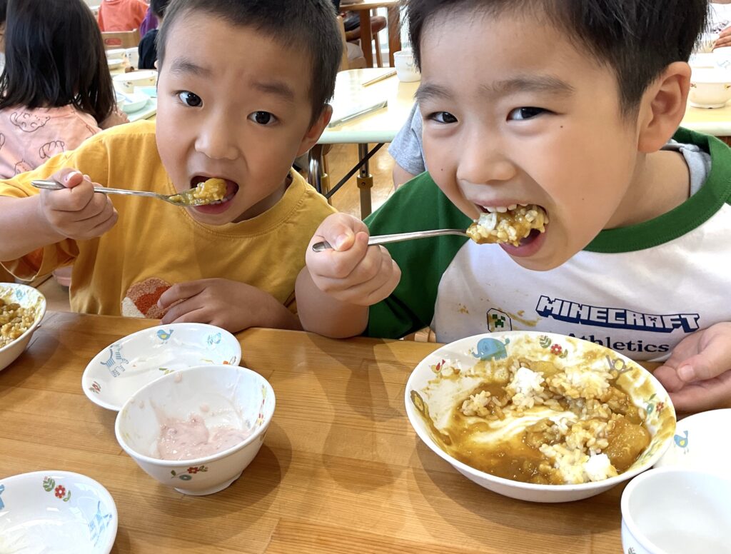 保育園 縦割りクッキング 食育 大阪 くじら保育園 202609-5