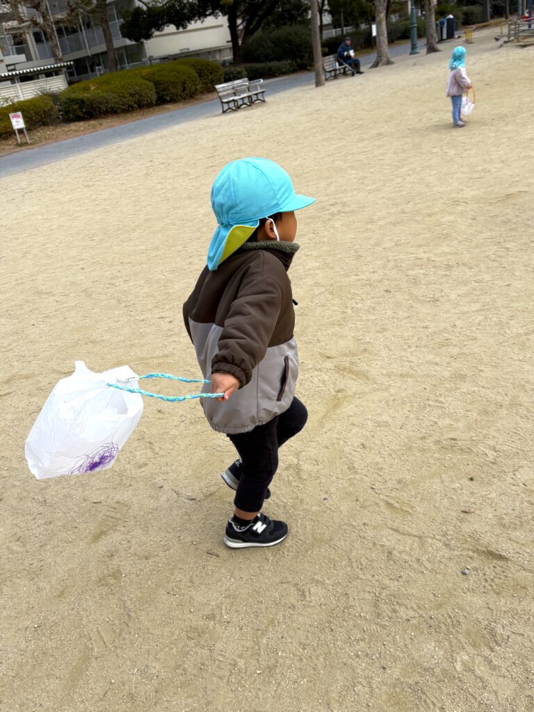 くじら保育園　豊津東園　初詣　片山神社　202501-2