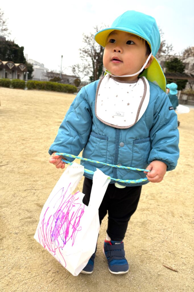 くじら保育園　豊津東園　初詣　片山神社　202501-5