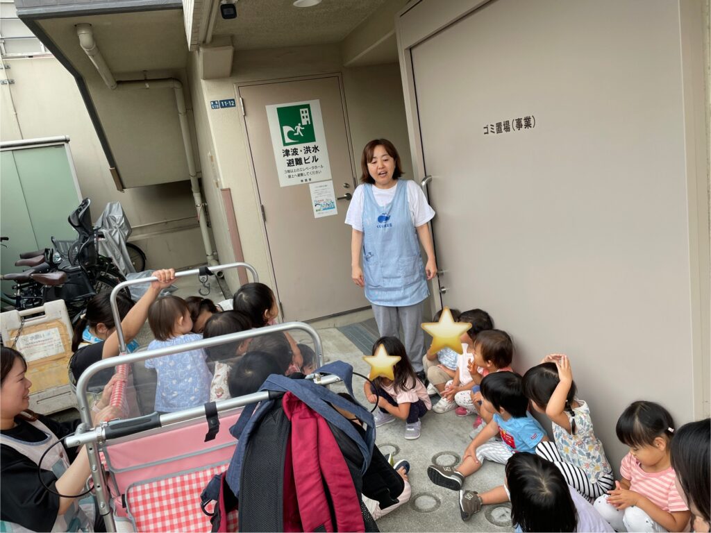 保育園 避難訓練 大阪 くじら保育園 202510-2