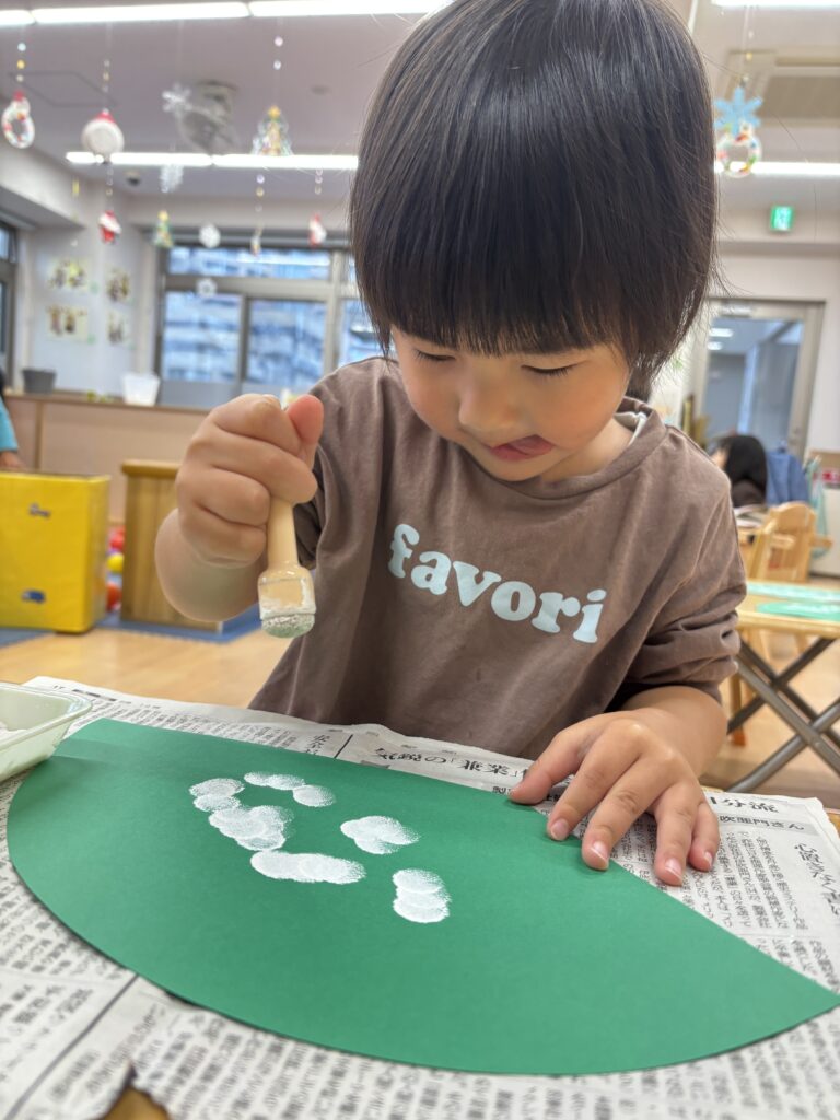 保育園のクリスマス製作　大阪　保育園　くじら保育園 202512-4