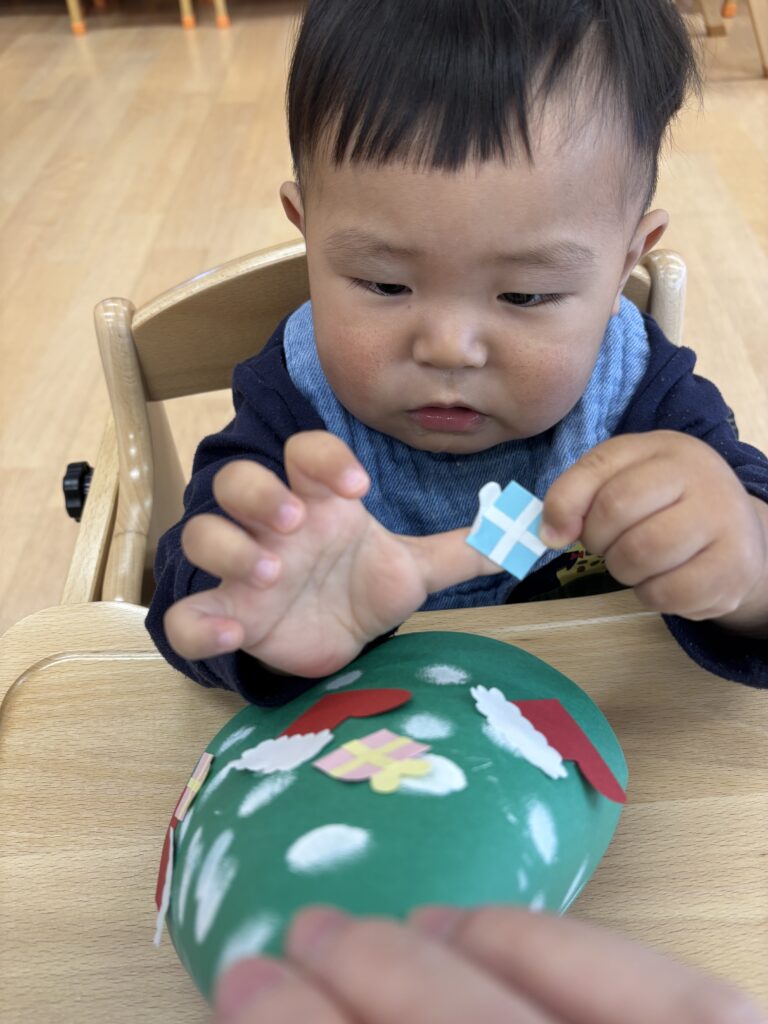 保育園のクリスマス製作　大阪　保育園　くじら保育園 202512-1
