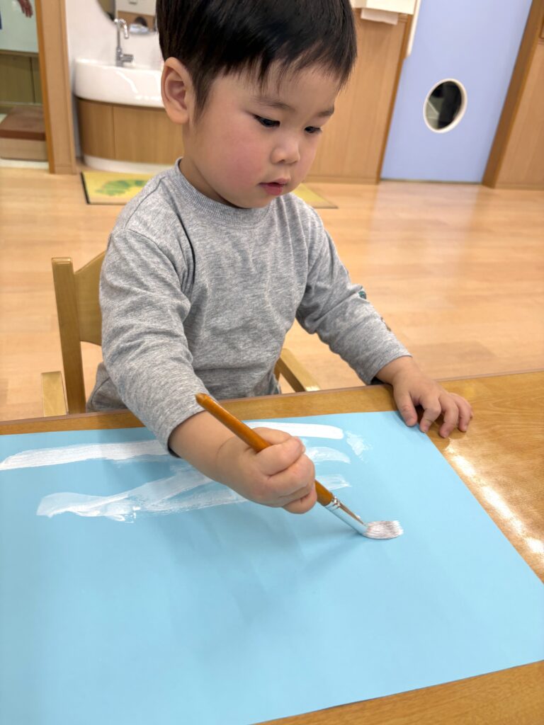 保育園の壁面製作　2月製作　大阪　保育園　くじら保育園　202602-4