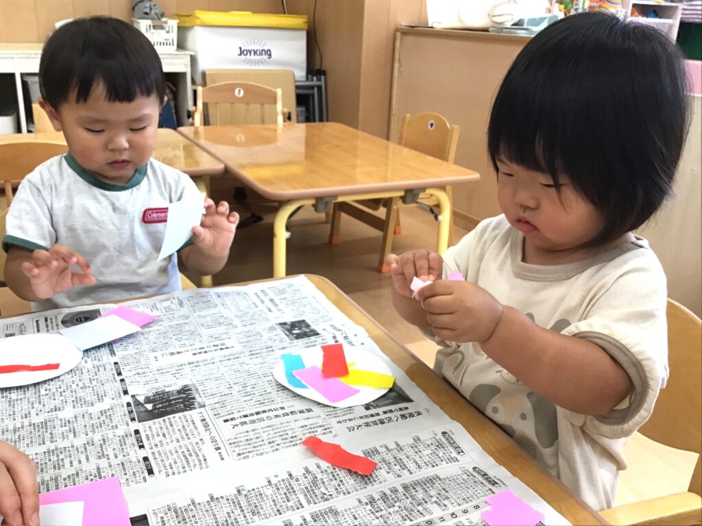 保育園の7月製作活動　大阪　くじら保育園　202607-3