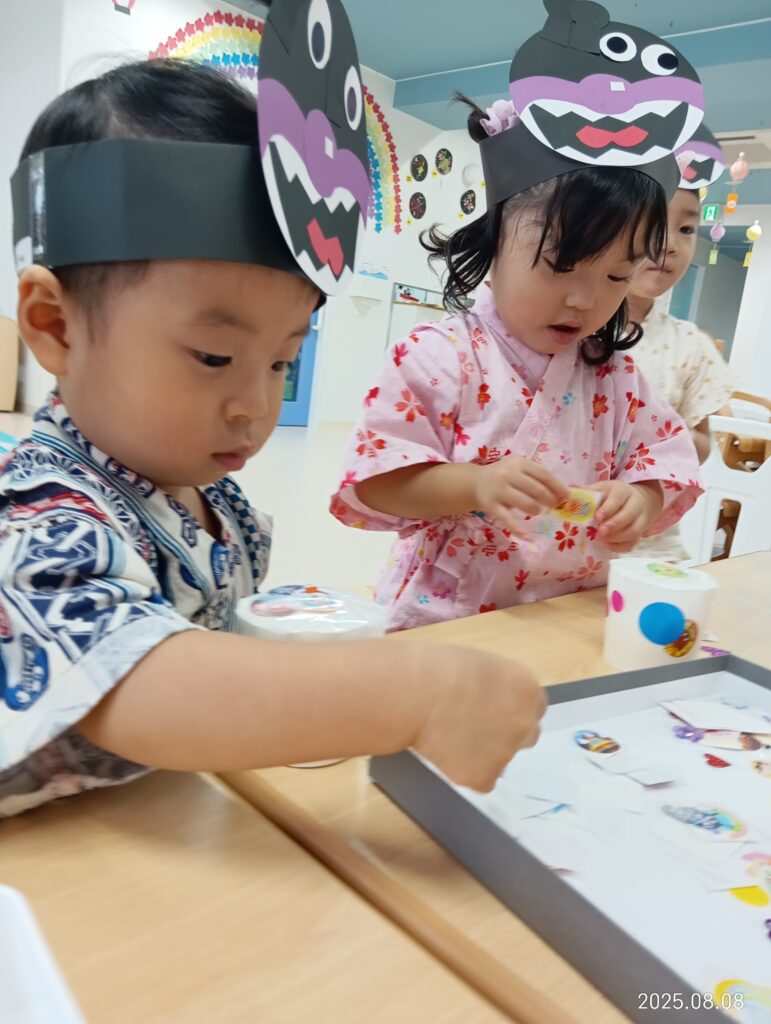 夏祭り　夏まつり　明石　保育園　おおぞら保育園　魚住　202508-3