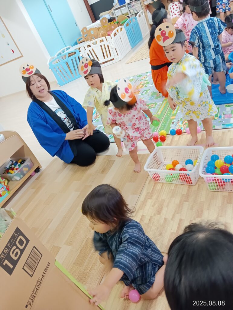 夏祭り　夏まつり　明石　保育園　おおぞら保育園　魚住　202508-1