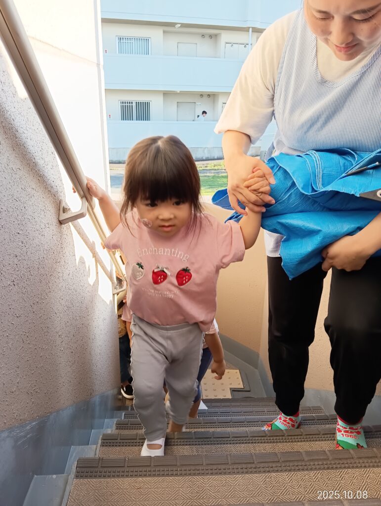 保育園 避難訓練 水害 明石 おおぞら保育園 202510-3