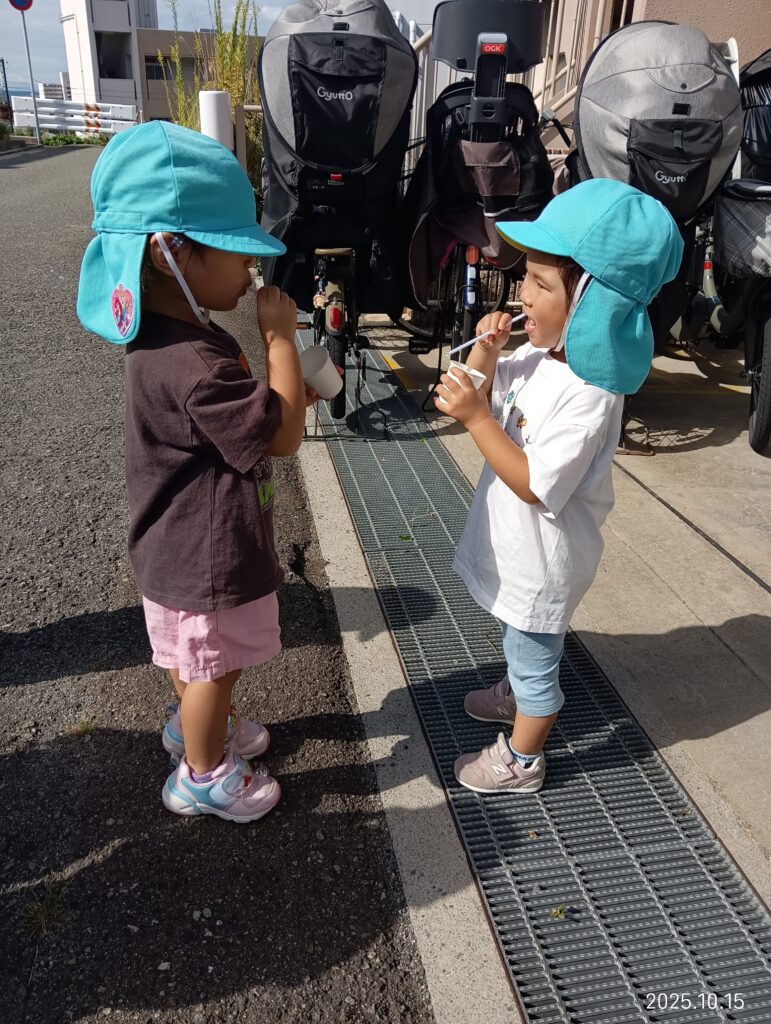 明石 保育園 おおぞら保育園 シャボン玉 202510-5