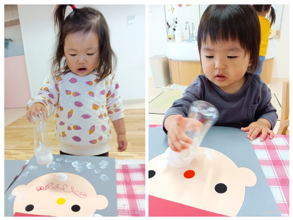 明石 保育園 おおぞら保育園 クリスマス製作 202512-2
