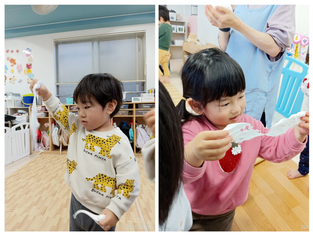 保育園で餅つき大会　明石　保育園　おおぞら保育園　202601-4