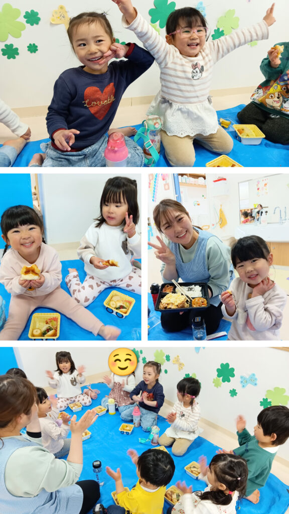 保育園のお別れ遠足でお弁当バス　明石　おおぞら保育園　2022603-4