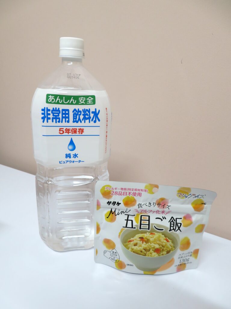 防災　避難訓練　非常食　伝言ダイヤル　保育園　大阪　くじら保育園　淀屋橋　5