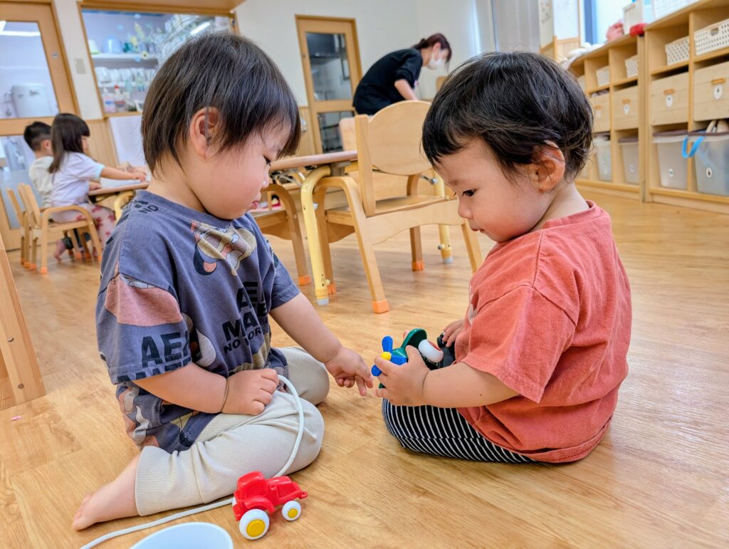 異年齢 室内遊び 実践例 小規模保育園 淀川区 淀川区役所 くじら保育園 202506-1