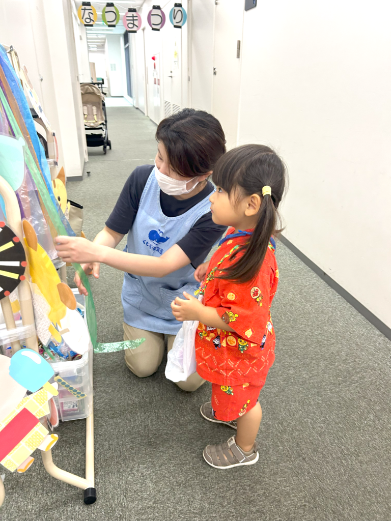 夏祭り なつまつり 大阪 保育園 淀川 くじら保育園 202508-1