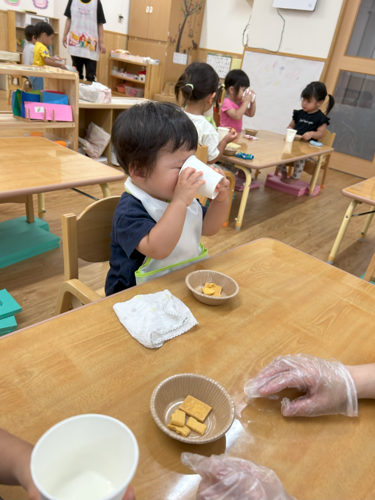 防災の日　避難訓練　非常食　くじら保育園　淀川園　大阪　保育園　202509-5