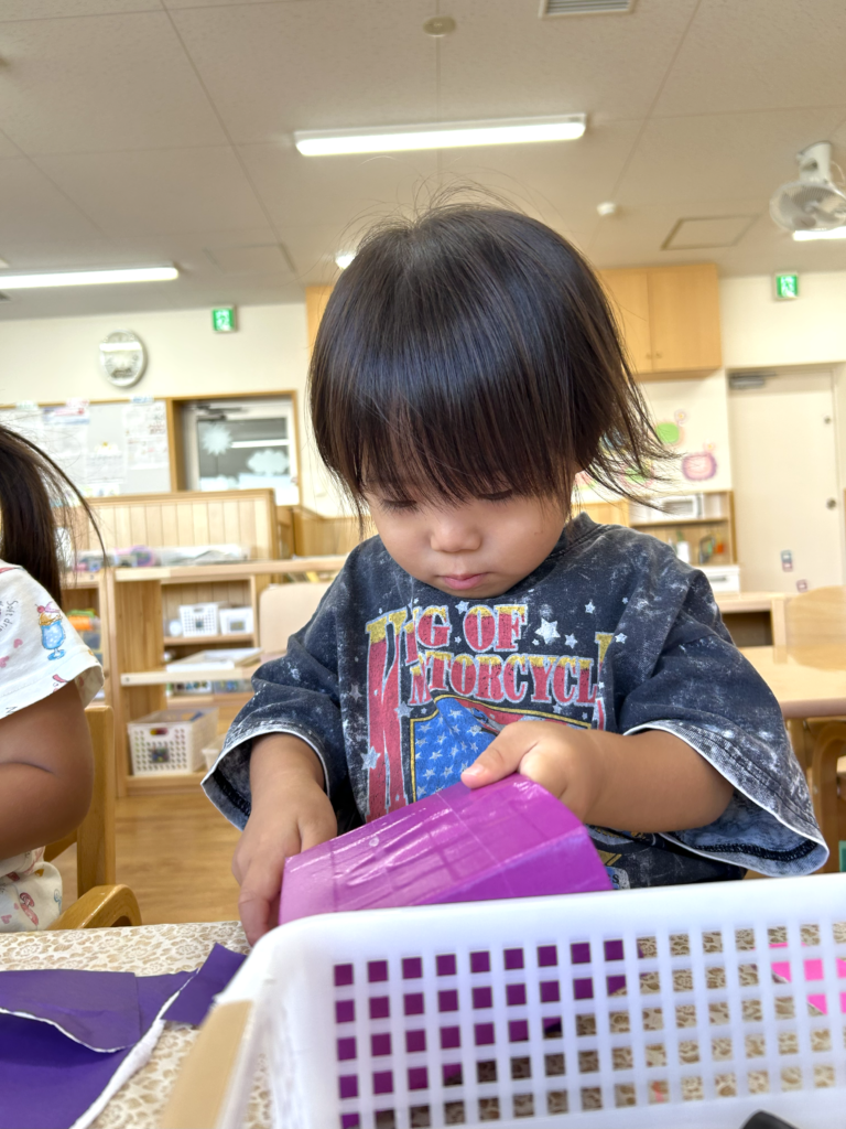 大阪 保育園 くじら保育園 秋の製作 202510-3