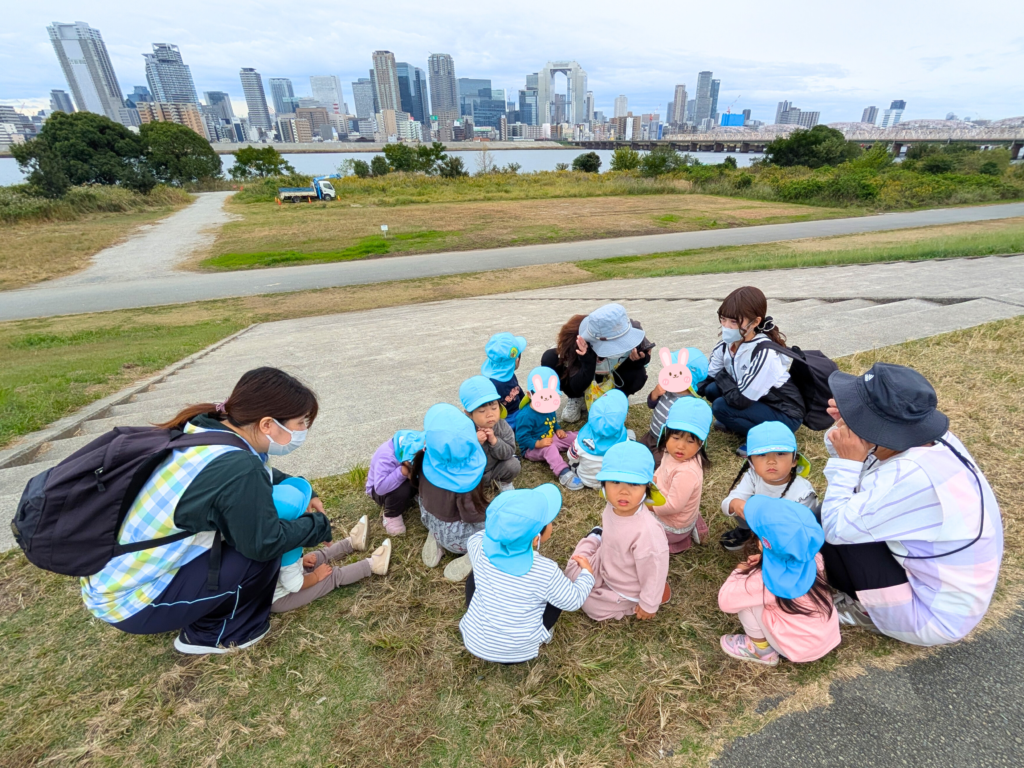 大阪　一斉避難訓練　保育園　くじら保育園　202511-3