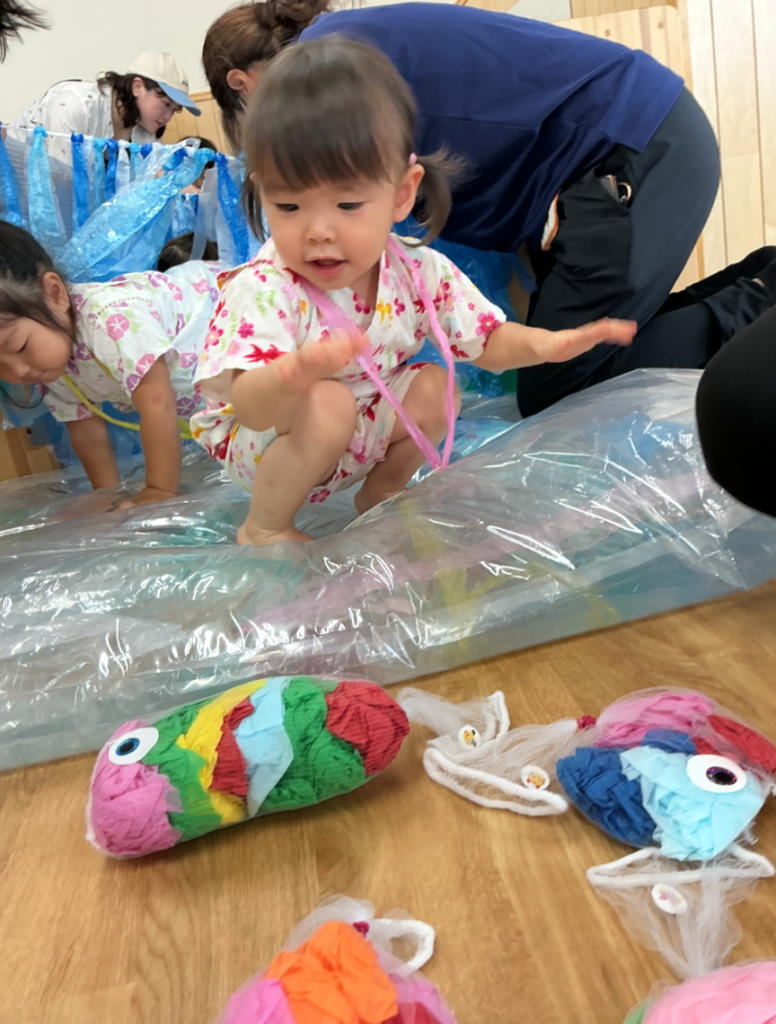 保育園夏祭りごっこ　大阪　くじら保育園　202609-1