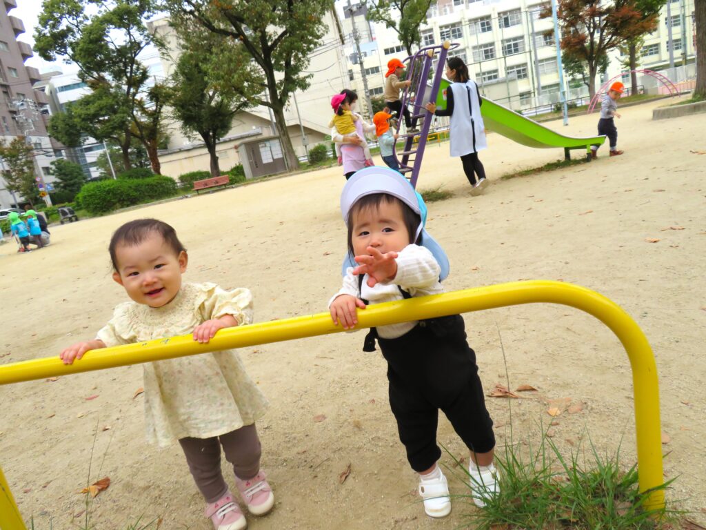 くじら保育園　淀屋橋園　公園　お弁当　202411-2