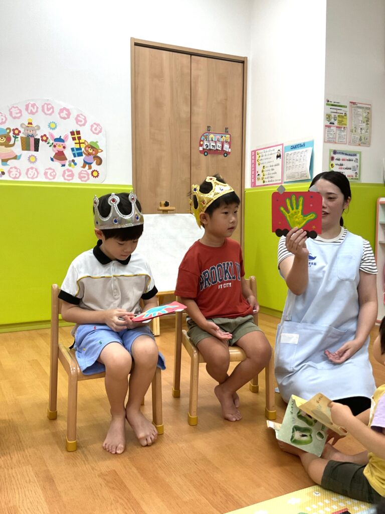 お誕生日会　アンパンマンカレー　ペープサート　くじら保育園　淀屋橋園　大阪　保育園　202509-1