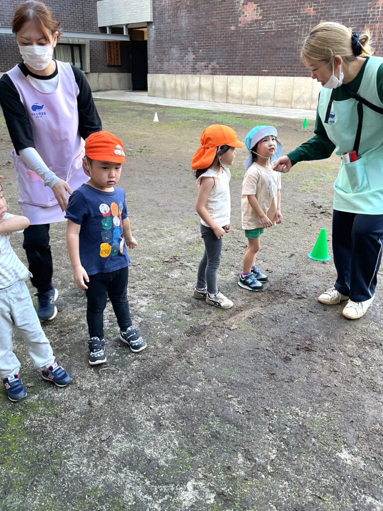 保育園 運動会の練習 大阪 くじら保育園 202510-1