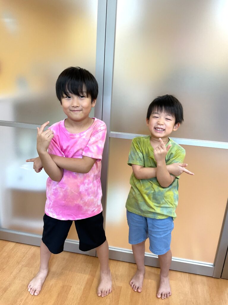 保育園　運動会　Tシャツ作り　くじら保育園　大阪　保育園　淀屋橋　202510-5